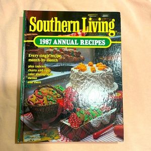 Southern Living 1987 Annual Recipes Cookbook - Green and Yellow